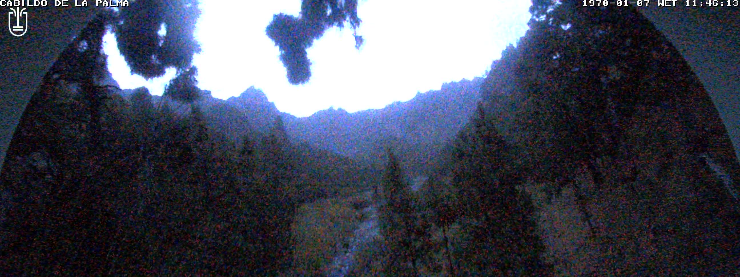 Caldera de Taburiente: imagen en directo de la cámara «El interior de la Caldera»